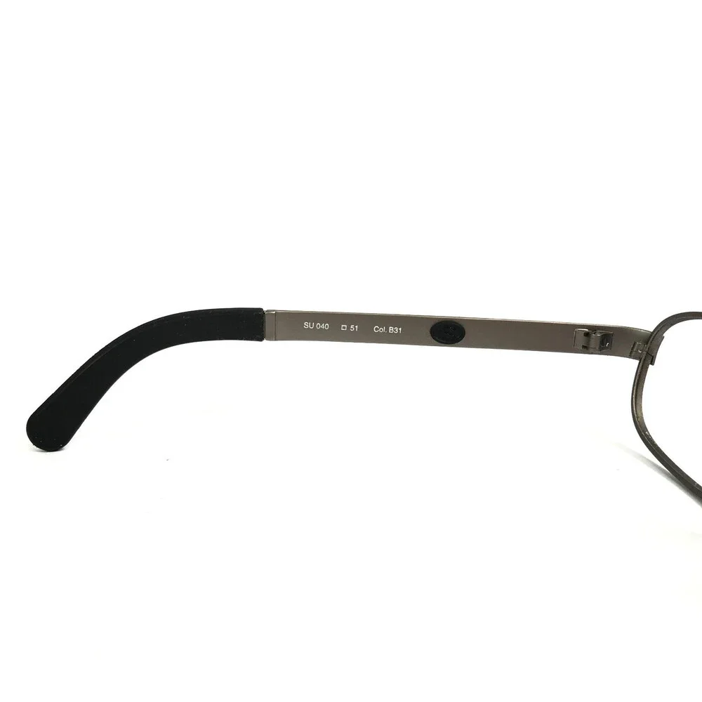 Superga Eyeglasses Frames SU 040 Col. B31 Gunmetal Oval Full Rim 51-20-130